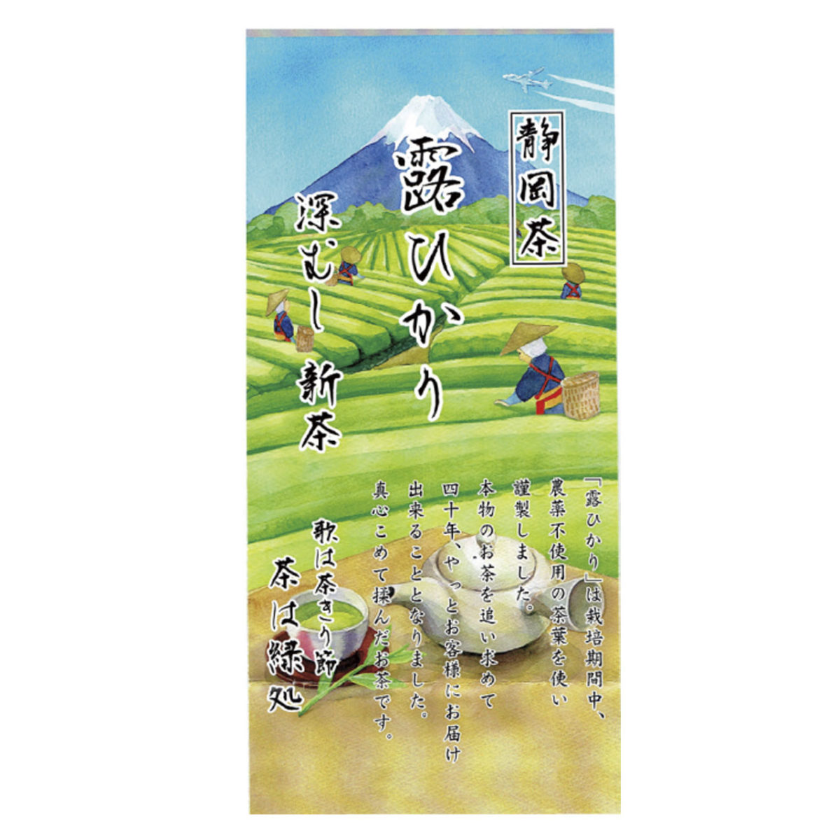 shincya02 無農薬新茶 露ひかり